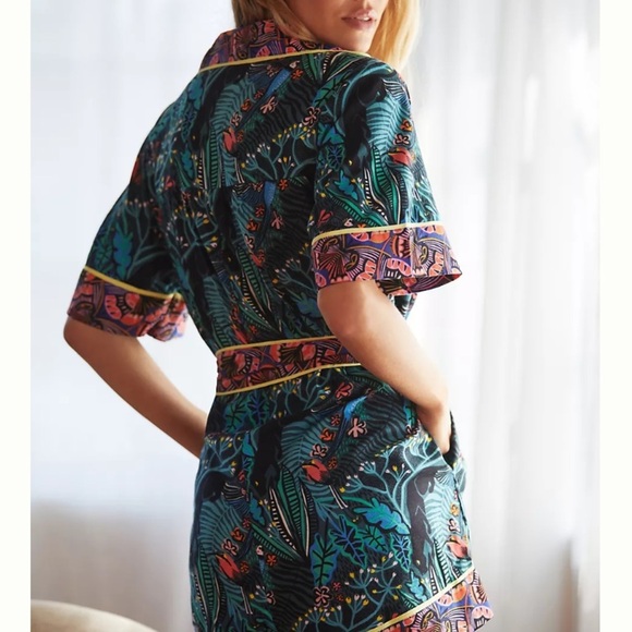 Anthropologie Marsha volnova flannel romper xs new - Picture 2 of 12